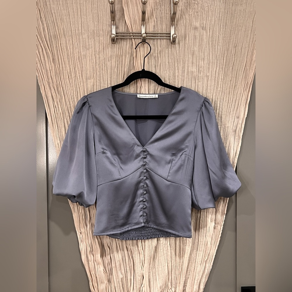 Abercrombie & Fitch Romantic Satin Blouse